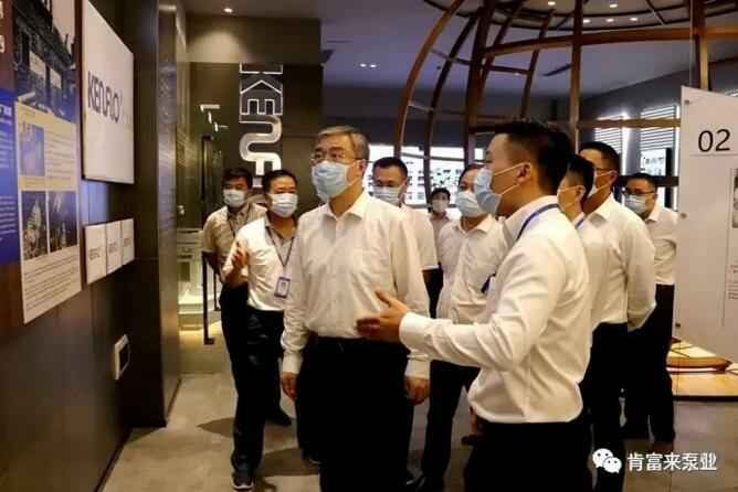 佛山市委书记鲁毅到南京泽宇绿色清洁服务有限公司调研